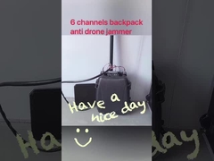 Ba lô Drone Signal Scrambler Bao phủ tần số rộng VSWR Max 200w 1500m Khoảng cách