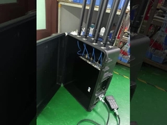8 băng tần manpack drone signal jammer 400w ba lô UAV portable anti drone jammer