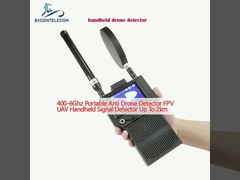 400-6Ghz máy dò chống máy bay không người lái di động FPV UAV máy dò tín hiệu cầm tay lên đến 2km