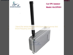 1 băng tần 50w Chiếc xe gắn FPV Drone Signal Jammer Anti Drone Frequency Jammer