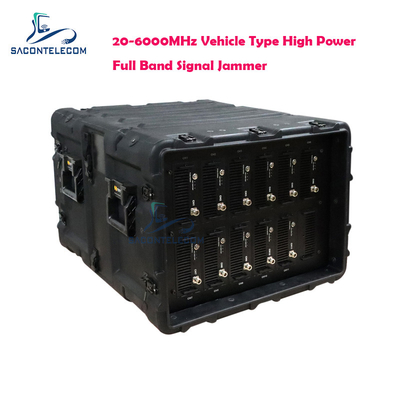 Full Band Convoy Bomb Jammer 20 - 6000MHz Loại xe Lượng cao 720w