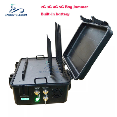 Đánh nhiễu tín hiệu điện thoại di động 56W 12 băng tần VHF UHF RC Đánh nhiễu tín hiệu CDMA