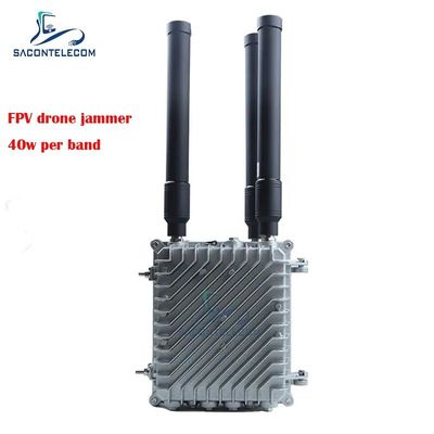 3 kênh 120w mạnh mẽ FPV Drone Jammer Dây không người lái di động FPV Jammer Blocker