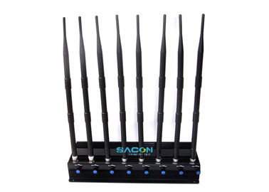 18w điện năng điện thoại di động chặn Jammer khoảng cách dài với 3 quạt làm mát bên trong