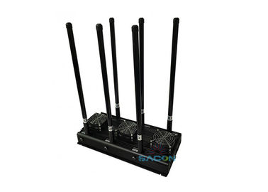 Máy nhiễu tín hiệu 100 Watt 6 kênh 3G 4G cho nhà tù / phòng họp