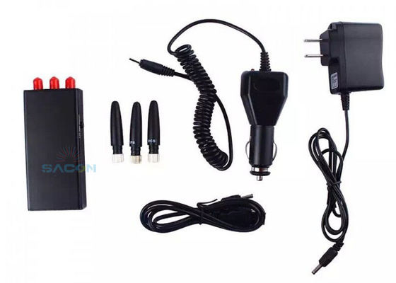 Thiết bị gây nhiễu GPS di động phạm vi 5m với nguồn 700mA và 3 anten đa hướng để chặn tín hiệu hiệu quả