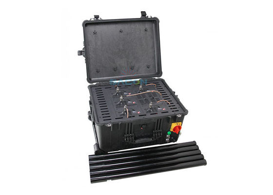 150W Power Output Manpack Jammer với phạm vi gây nhiễu 20-200m và 5 Band RF Blocker