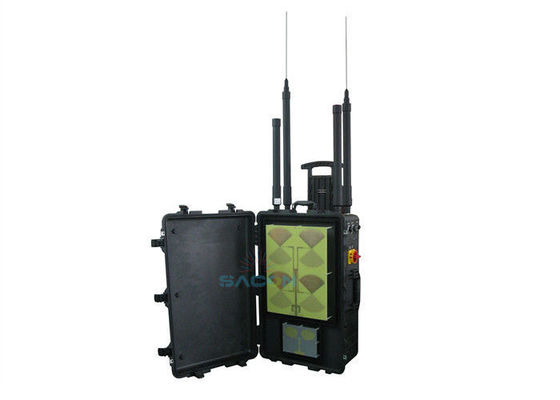 8 Bands 400w Power Manpack Jammer Thùng hành lý để bảo vệ VIP và loại bỏ bom