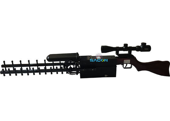 2.4G 5.8G GPS Gun Drone Signal Jammer Anti UAV Jammer 800m Range 75w