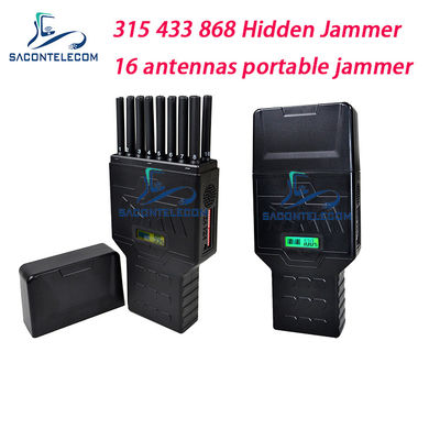 16 ăng-ten 12000mAh 12w ẩn tín hiệu di động Jammer 2G 3G 4G GPS WiFi 5G
