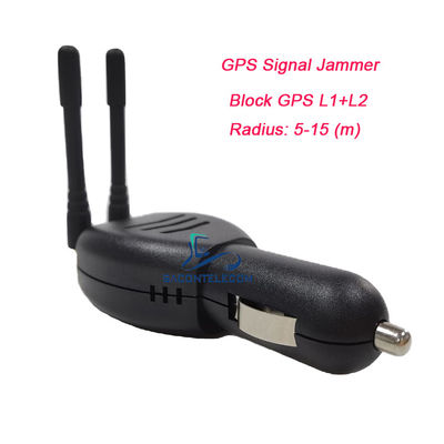 24VDC GPS Điện thoại di động tín hiệu Jammer L1 L2 15m Range