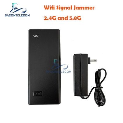 AC240V 3 kênh Wi-Fi Jammer tín hiệu với phạm vi 20m và pin di động 4000mAH