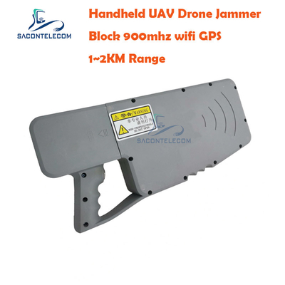 1200m GSM 900mhz UAV Drone Jammer WiFi GPS cầm tay điều khiển thủ công