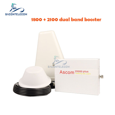1800mhz 2100mhz Bộ khuếch đại băng thông kép AGC B1 B3 Ascom 8000sqm