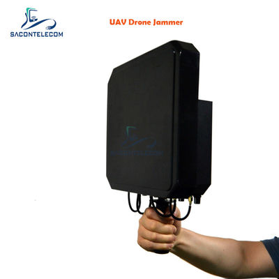 2.4G 5.8G Network Signal Drone Jamming Device UAV Drones Tần số 40w cầm tay