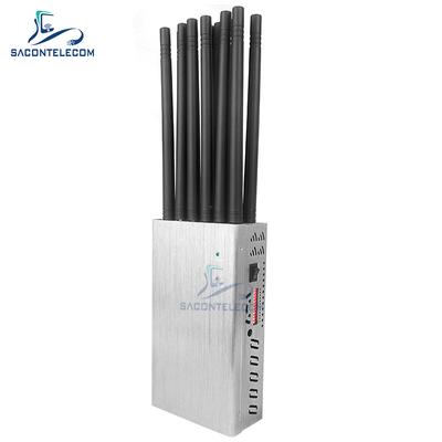 12 kênh 20w 2 giờ làm việc Portable Wifi Jammer cho điện thoại di động GPS