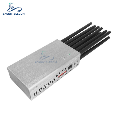 12 kênh 20w 2 giờ làm việc Portable Wifi Jammer cho điện thoại di động GPS