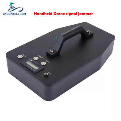 70w Power UAV Signal Jammer Được xây dựng trong ăng-ten 800m Drone Portable Frequency Scrambler