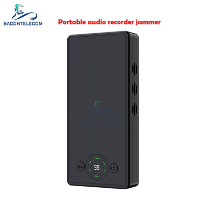 Máy thu âm di động Jammer với áp suất âm thanh 120DB 300 ° Hướng chống ghi âm và pin 4000mAH