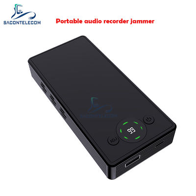 Máy thu âm di động Jammer với áp suất âm thanh 120DB 300 ° Hướng chống ghi âm và pin 4000mAH