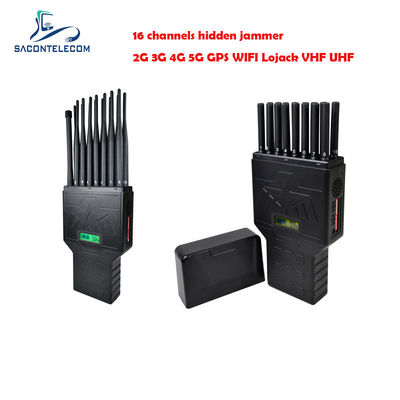 16 Băng Tần Máy Chặn Tín Hiệu Cầm Tay Phạm Vi 20m Pin 2 Giờ Chặn Tín Hiệu Điện Thoại Di Động