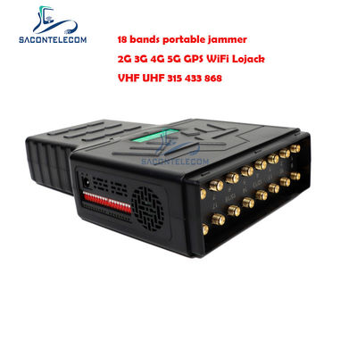Thiết bị gây nhiễu tín hiệu điện thoại di động 5G ABS 18W với phạm vi phủ sóng đầy đủ và phạm vi 20m