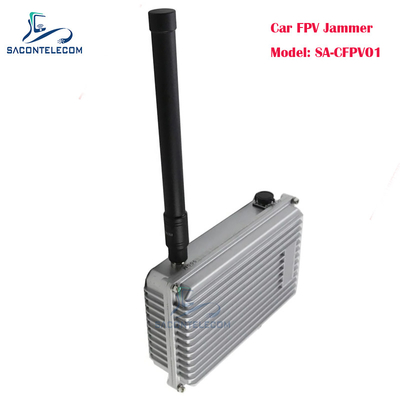 1 băng tần 50w Chiếc xe gắn FPV Drone Signal Jammer Anti Drone Frequency Jammer