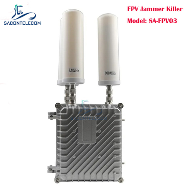 3 băng tần UAV tần số Drone Signal Jammer 150w Car FPV Anti Drone Jammer