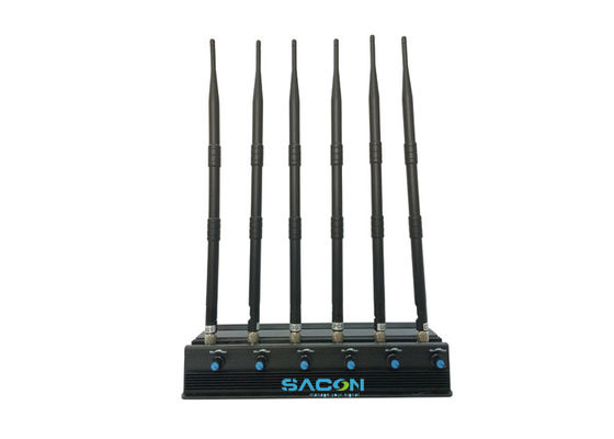 Máy gây nhiễu điện thoại di động tần số cao không dây tầm xa 50m kèm sạc xe hơi để chặn tín hiệu di động