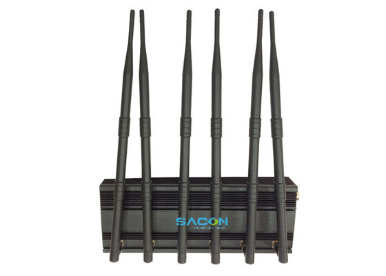 Thiết bị gây nhiễu tín hiệu GPS 15W, phạm vi 50m, 6 băng tần, chặn tín hiệu điện thoại di động