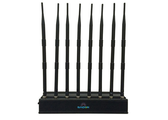 Thiết bị gây nhiễu GPS điện thoại di động VHF UHF với ăng-ten định hướng Omni và công suất đầu ra 19W