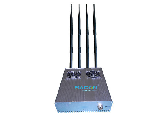 20W Khả năng đầu ra 4 băng tần Wi-Fi Jammer tín hiệu với 50m Jamming Range