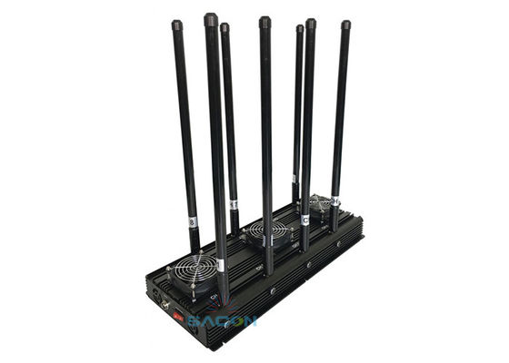 1km Long Distance UAV Drone Radio Jammer 8 Bands Với 150w High Power