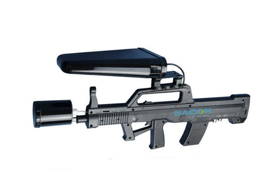 Digital Gun Style Drone Signal Jammer 15 Watt Power Với phạm vi gây nhiễu 2000m