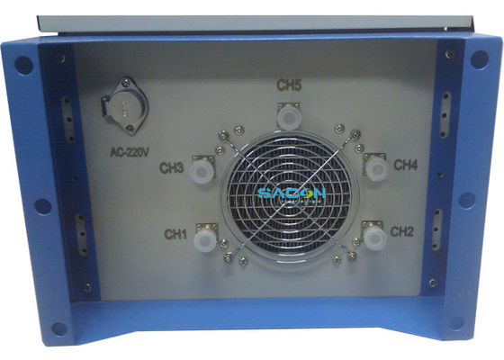Bên ngoài chống nước máy bay không người lái báo hiệu Jammer 5 băng cho máy bay / nhà tù, 215w sức mạnh