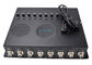 Màu đen 80w Điện năng cao VRadio Signal Jammer điều chỉnh 8 băng tần cho cảnh sát