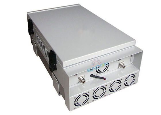 Máy gây nhiễu gắn trên xe có công suất cao 350W với phạm vi gây nhiễu lên đến 1000m và ăng-ten Omni hoặc hướng