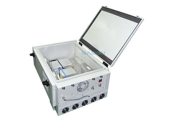 VHF UHF Xe gắn Jammer 6 Bands 350w Lượng cao cho cảnh sát