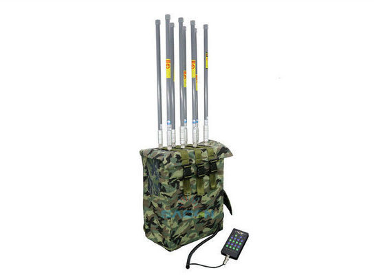 400W Power 2.4G Tần số cao chống khủng bố tín hiệu Jammer Manpack Jammer cho Camera không dây chặn
