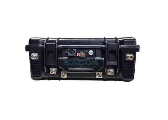 Thiết bị gây nhiễu Manpack 120m với công suất 90w và 6 Anten độ lợi cao để gây nhiễu RCIED