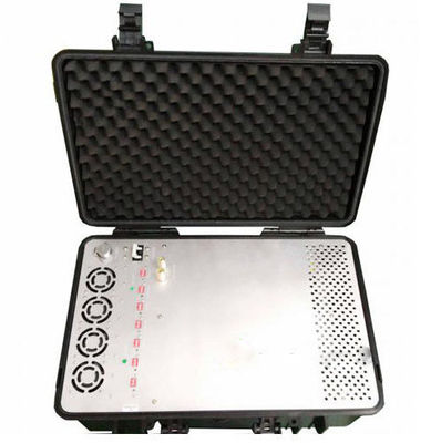75W Lượng đầu ra 5.8G 4G RCIED Backpack Drone Signal Jammer với phạm vi gây nhiễu 30 ~ 500m và thời gian làm việc dài