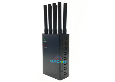 8 kênh công suất cao 3G 4G Signal Jammer cầm tay 2w Power Anti Tracking