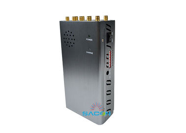 Máy trộn tín hiệu điện thoại di động cầm tay 10W Lượng cao 10 ăng-ten Hệ thống làm mát tốt