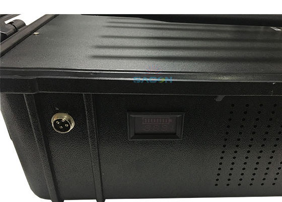 55W Công suất cao Máy gây nhiễu cầm tay với 11 kênh và Pin tích hợp để chặn tín hiệu an toàn