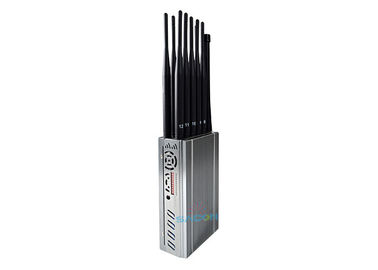 12 kênh Portable Mobile Phone Signal Jammer Block 2G 3G 4G GPS L1 L2 L5 8.4W
