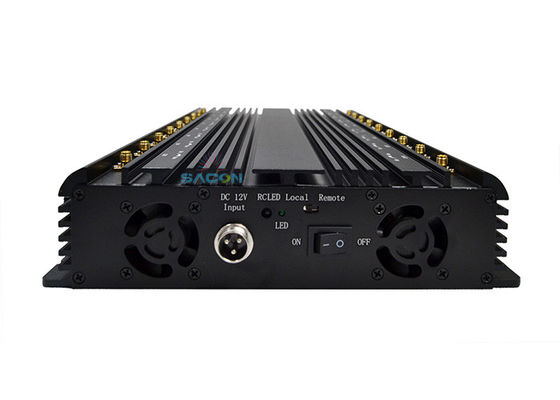 18 Băng Tần Máy Gây Nhiễu Tín Hiệu với 5 Quạt Tản Nhiệt và Bán Kính Gây Nhiễu 40m Chặn WiFi GPS VHF UHF