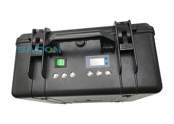 Máy nhiễu tín hiệu điện thoại di động 60W GPS với 6 ăng-ten và thời gian làm việc pin tích hợp 2 giờ