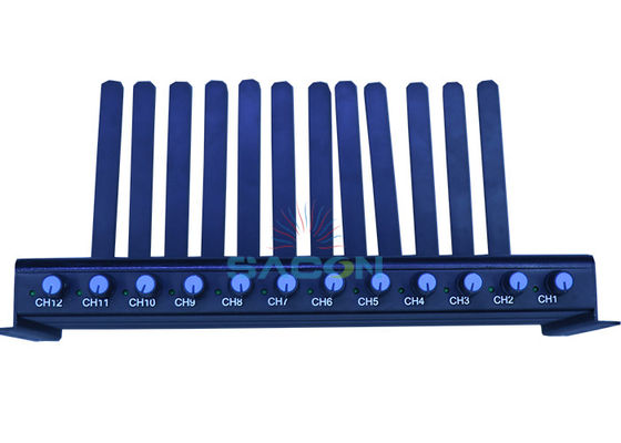 Bộ chặn tín hiệu điện thoại di động 5.8G có thể điều chỉnh công suất 12 kênh
