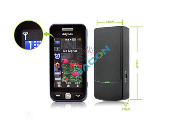 Máy nhiễu tín hiệu ẩn nhỏ với công suất đầu ra 0,5W và pin tích hợp
