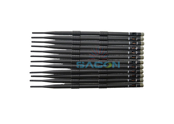 Bộ gây nhiễu tín hiệu 5G 80W với 12 Anten và Điều khiển từ xa hồng ngoại để chặn điện thoại di động